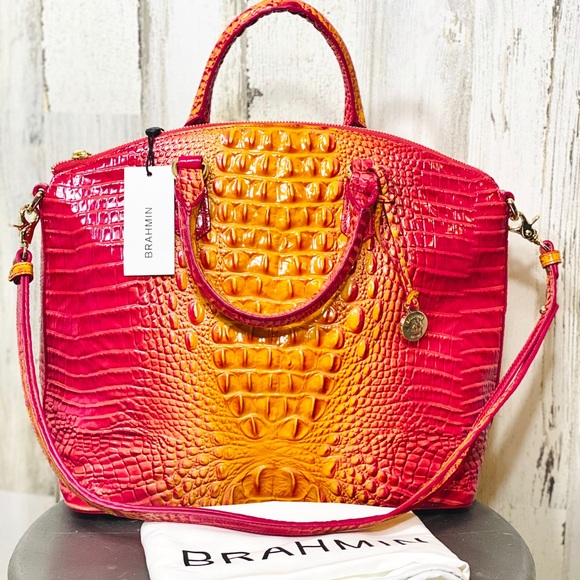 Brahmin Handbags - Brahmin Passion Fruit Duxbury Melbourne Satchel